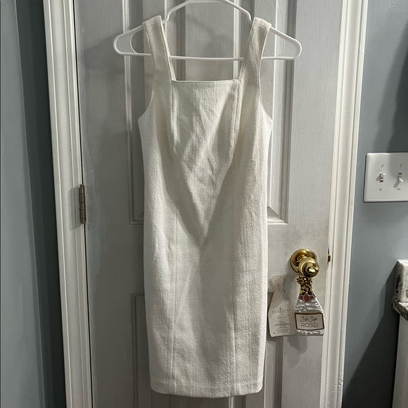 EUC White Club Monaco Form Fitting Cocktail Dress - Picture 5 of 6
